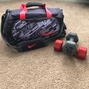 Nike workout bag